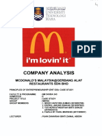 Company Analysis: Universiti Teknologi Mara