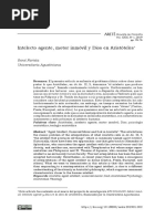 Intelecto Agente, Motor Inmóvil y Dios en Aristóteles: René Farieta Universitaria Agustiniana