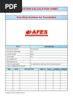 Foundation Calculation Sheet