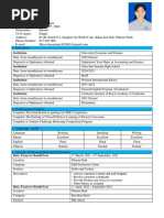 Curriculum Vitae .: Institution