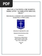 Escuela Nacionla de Marina Mercante "Almirante Miguel Grau": Programa Acdemico de Administracion Maritima Y Portuaria