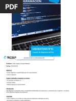 Laboratorio1 Creación de Diagramas de Flujo