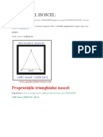 Triunghiul Isoscel