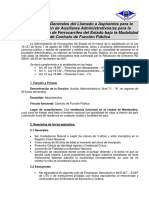 Bases Perfil Auxiliares Administrativos