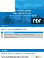 Mises en Station TOPCON MAGNET Field