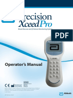 Abbott Precision Xceed Pro Operator's Manual