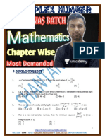 Complex Number PDF