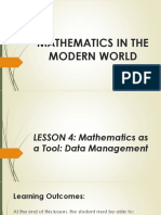 MMW L4.1 Mathematics As A Tool