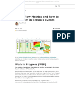 4 Key Flow Metrics and How To Use Them in Scrum's Events: Work in Progress (WIP)