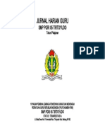 Cover Jurnal Harian Guru