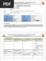 Informe Técnico Pedagógico 2022 Faustino Maldonado