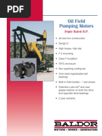 Oil Field Pumping Motors