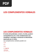 Los Complementos Verbales