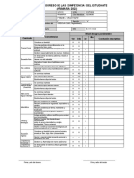 Informe de Progreso de Las Competencias Del Estudiante 01