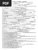 Past Simple Past Continuous Present Perfect 1