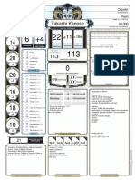 Ficha Do Personagem de Demon Slayer - Homebrew Autoral