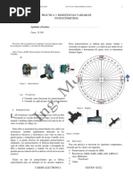 Práctica 3: Resistencias Variables Potenciómetros: Resumen-En Esta Práctica El Estudiante Conocerá Algunos Tipos