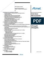 Atmel 2490 8 Bit AVR Microcontroller ATmega64 L - Summary