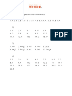 Ejercicios de Transcripción Fonética Pinyin - Sílabas - Respuestas