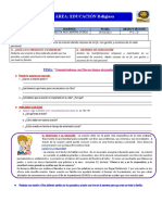 Ficha de Aprendizaje 3er Grado