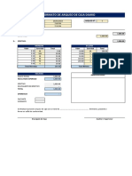 Plantilla para Arqueo de Caja