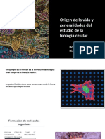 Clase - 1 Origen de La Vida y Diferencias Entre Celulas