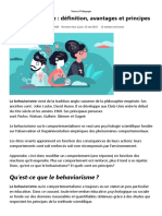 Bien Étudier - Le Behaviorisme - Définition, Avantages Et Principes