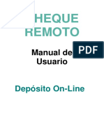 Cheque Remoto: Manual de Usuario