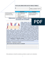 Elaboramos Prototipos Creativos Que Ayude A La Economía de Mi Familia