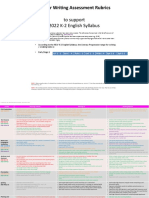 2022 Kinder Writing Assessment Rubric 2