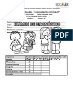 Examen DIAGNOSTICO 4TO