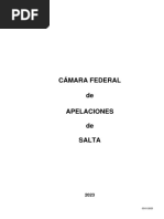 37camara Federal de Apelaciones de Salta030123