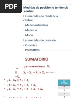 Psicometria I. Medidas de Tendencia Central