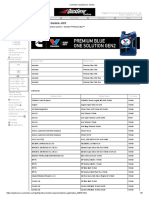 Cummins Oil List