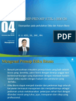 Pertemuan 4 (Prinsip2 Etika Bisnis)