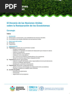 Decenio ONU de Restauración de Los Ecosistemas