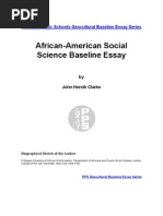 African-American Social Science Baseline Essay