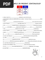 Present Simple or Present Continuous