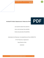 Actividad 2 Planeación y Organización