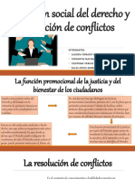 La Función Social Del Derecho y Resolución de