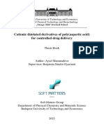 Cationic Thiolated Derivatives of Poly (Aspartic Acid) For Controlled Drug Delivery