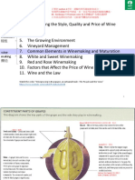 WSET L3 - 2 - Chap07 - Common Elements in Winemaking and Maturation