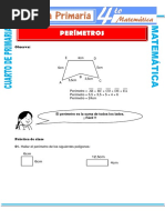 Concepto de Perímetros para Cuarto de Primaria