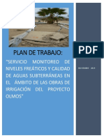 2.-Plan de Trabajo Monitoreo de Nivel Freatico - Olmos