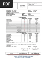 Informe de Resultados: Razon Social: C.M.V.Zootec Solicitud: Dra. Fernanda Umbarila