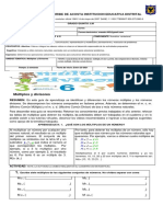 Matematicas Guia de Aprendizaje # 1