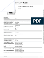 Ficha Técnica Del Producto: Quick Prd40R 1P+N