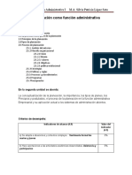 Unidad II Planeación Como Función Administrativa: Materia: Función Administrativa I M.A. Silvia Patricia López Soto