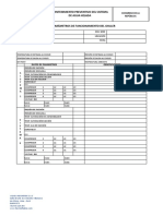 Formato de Protocolo de Mantenimiento Chiller