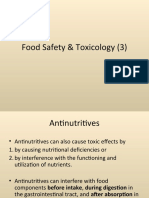 Food Safety - Toxicology - 3